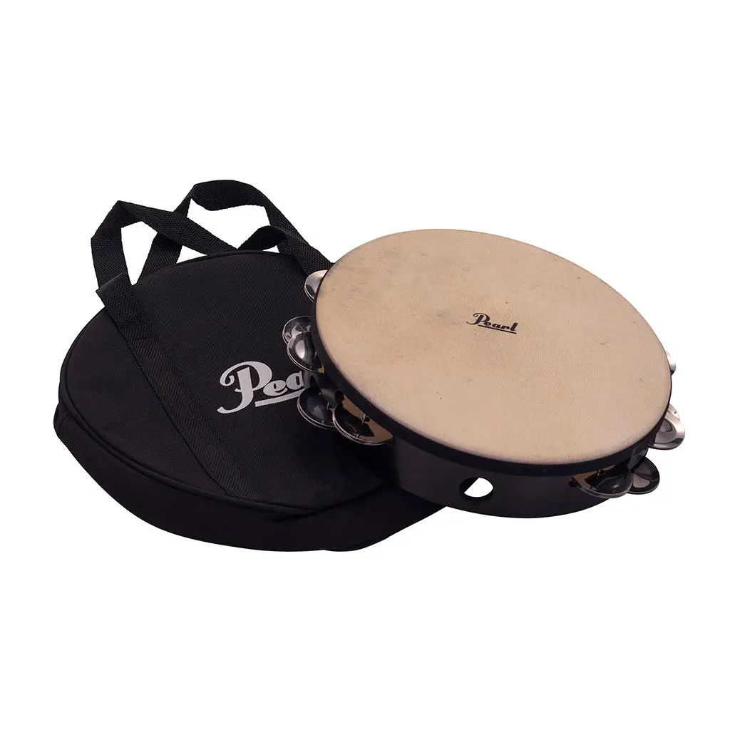 Pearl Elite Concert Tambourine With Case 1