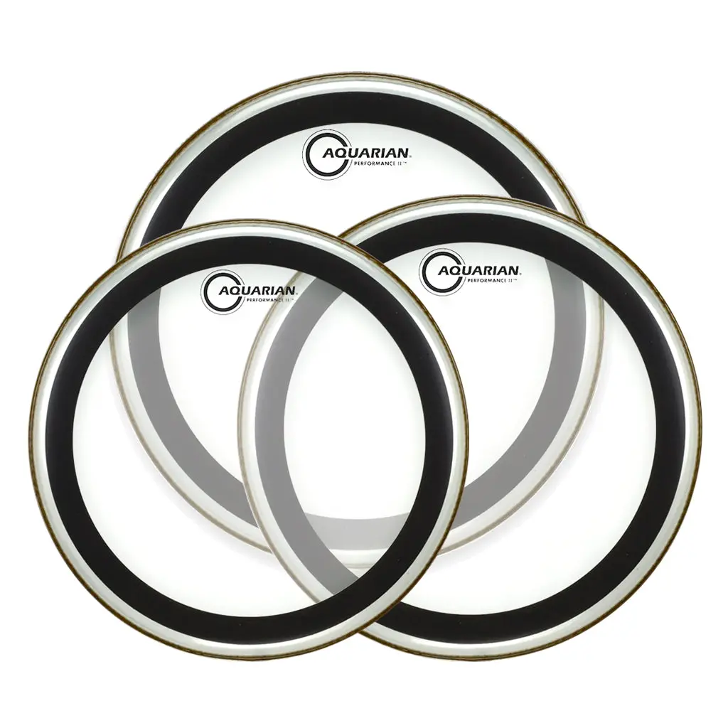 Aquarian Performance Ii Clear Pack 10", 12" & 14" 1