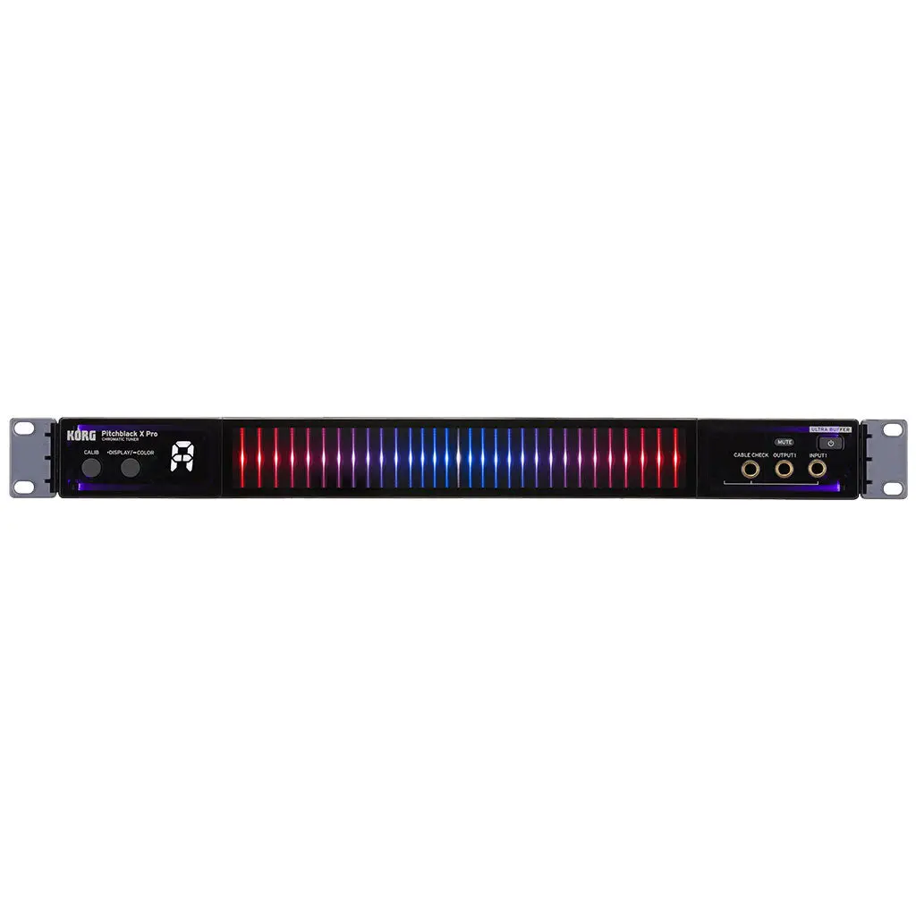 Korg Pitchblack X Pro Chromatic Rack Tuner 1