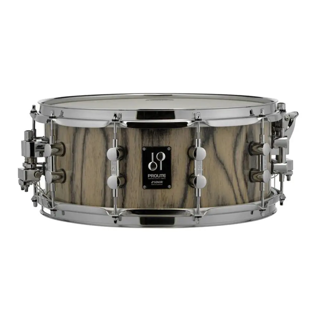 Sonor Prolite 14"X6" Snare Drum W/ Die Cast Rims - Snow Tiger 1