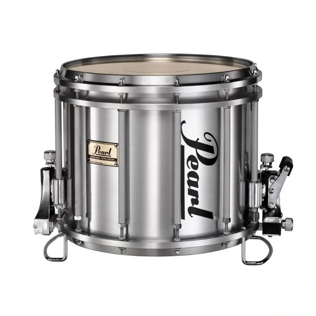 Pearl 13"X11" Championship Ffs Marching Snare Drum Brushed Silver 1