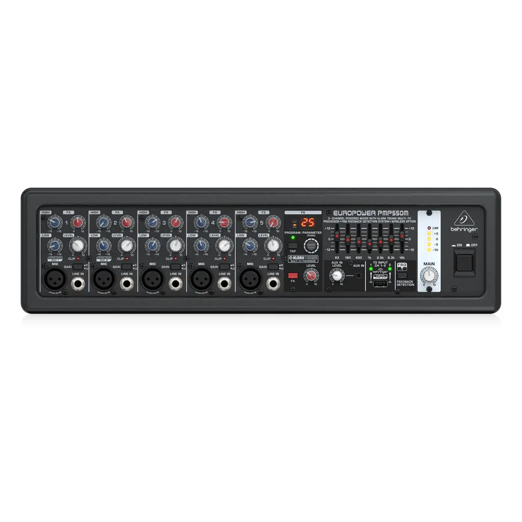 Behringer Europower Pmp550m Powered Mixer 1