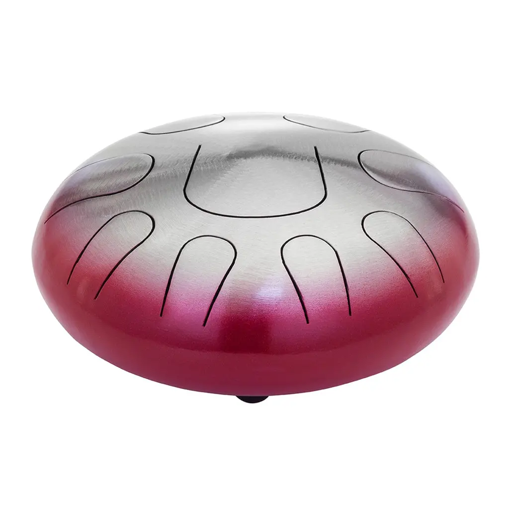 Pearl Awakening Tongue Drum C Major - Natural Crimson Burst 1