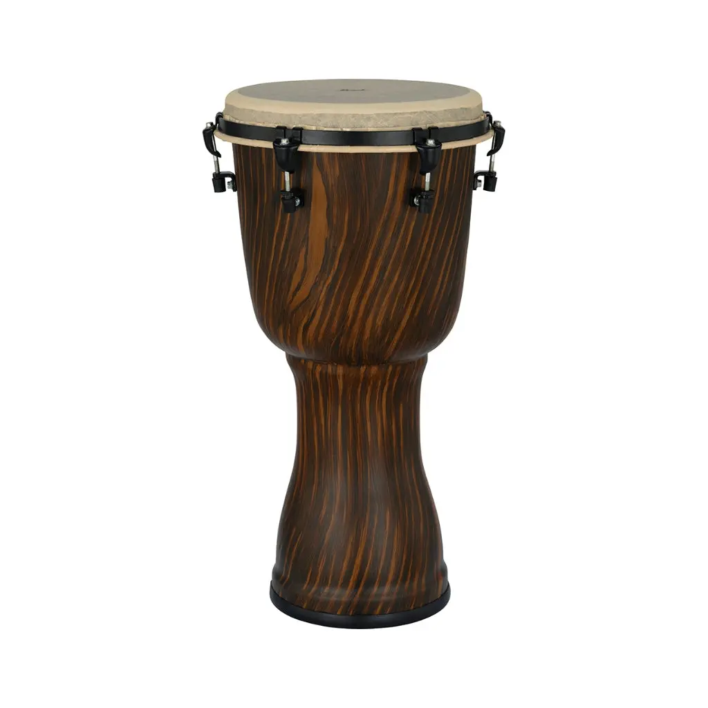 Pearl 12" Top Tuned Synthetic Shell Djembe Artisan - Straight Grain Limba 1