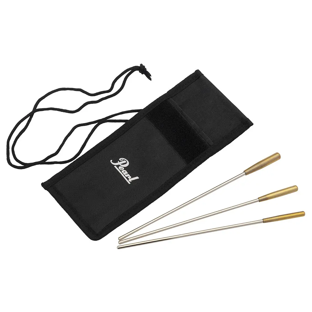 Pearl Triangle Elite Concert Beaters W/ Case - 3 Pack 1