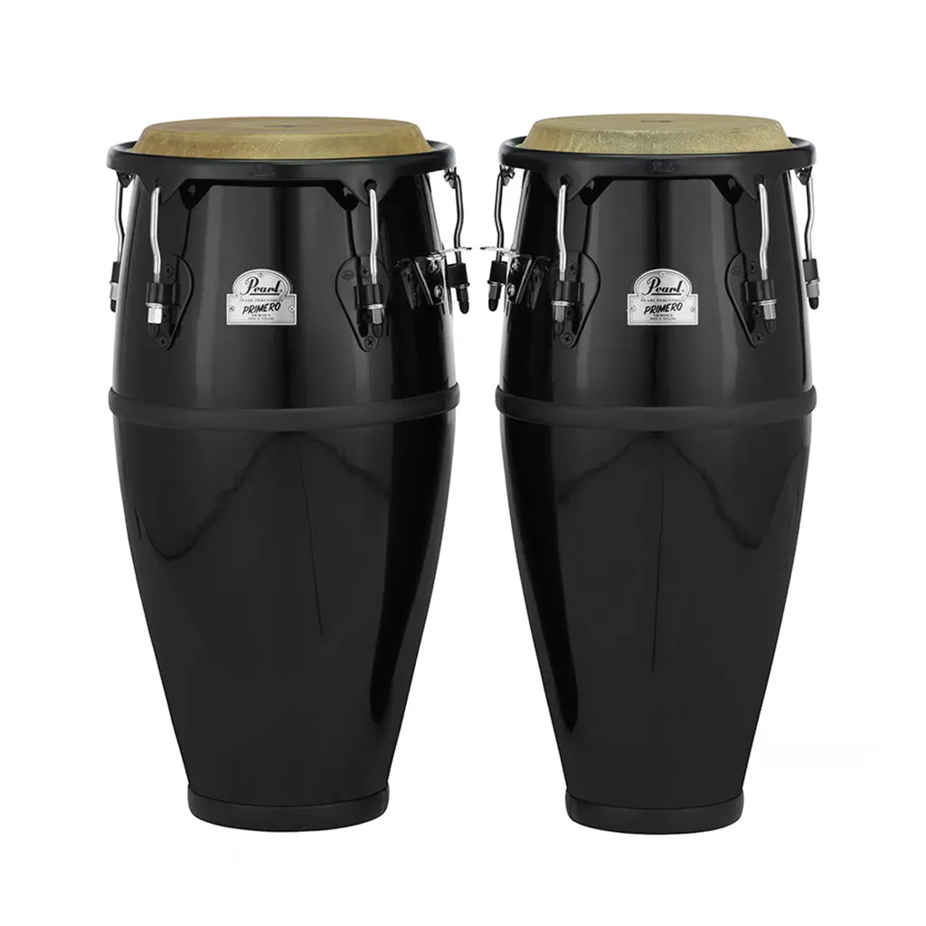 Pearl Primero Series Fiber Conga Set 10"+ 11" W/O Stands - Bistre Black 1