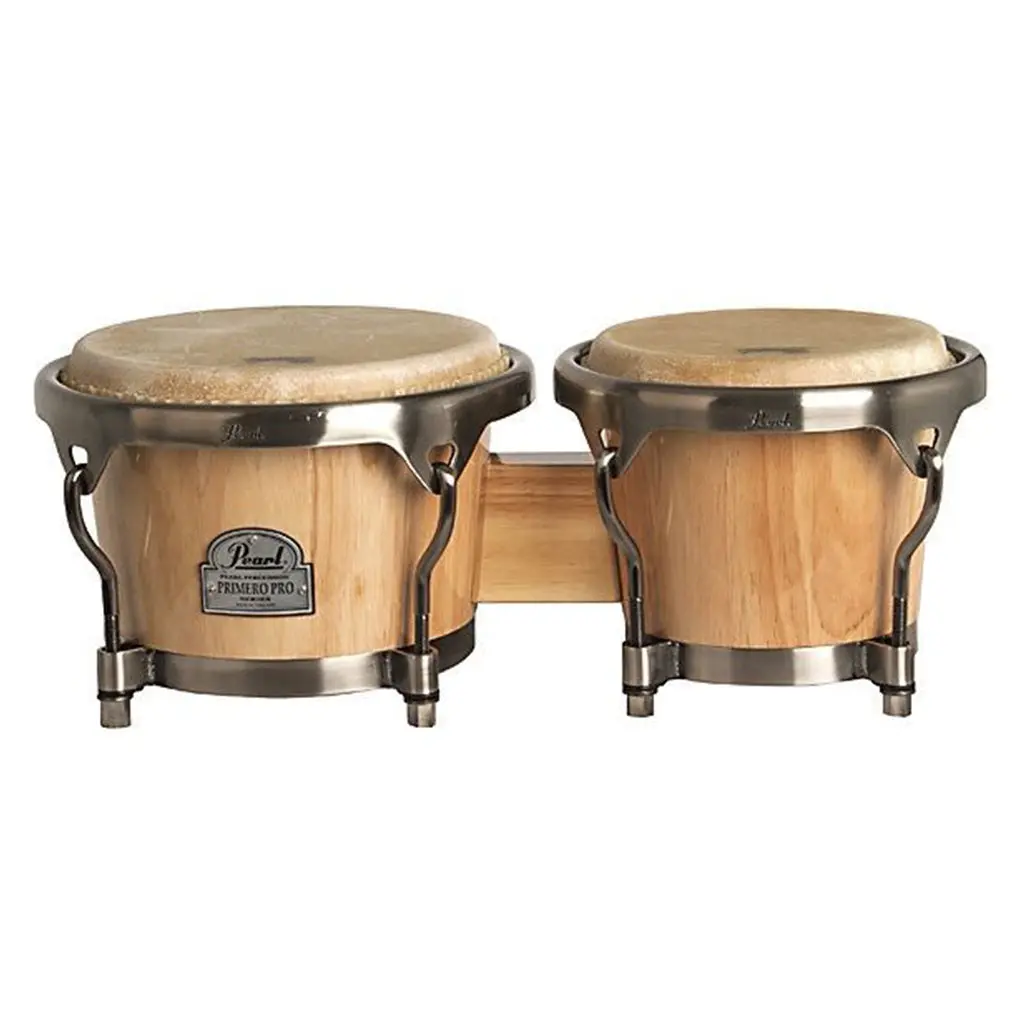 Pearl Primero Pro Series Bongos 7"+8 1/2" - Natural 1