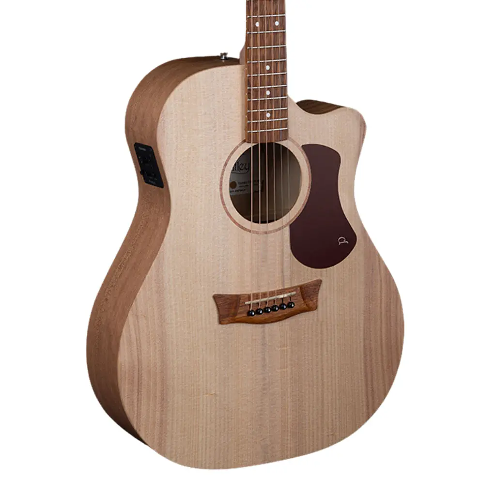 Pratley Entertainer Om Cutaway Solid Qld Maple Back And Sides - Solid Bunya Top 1