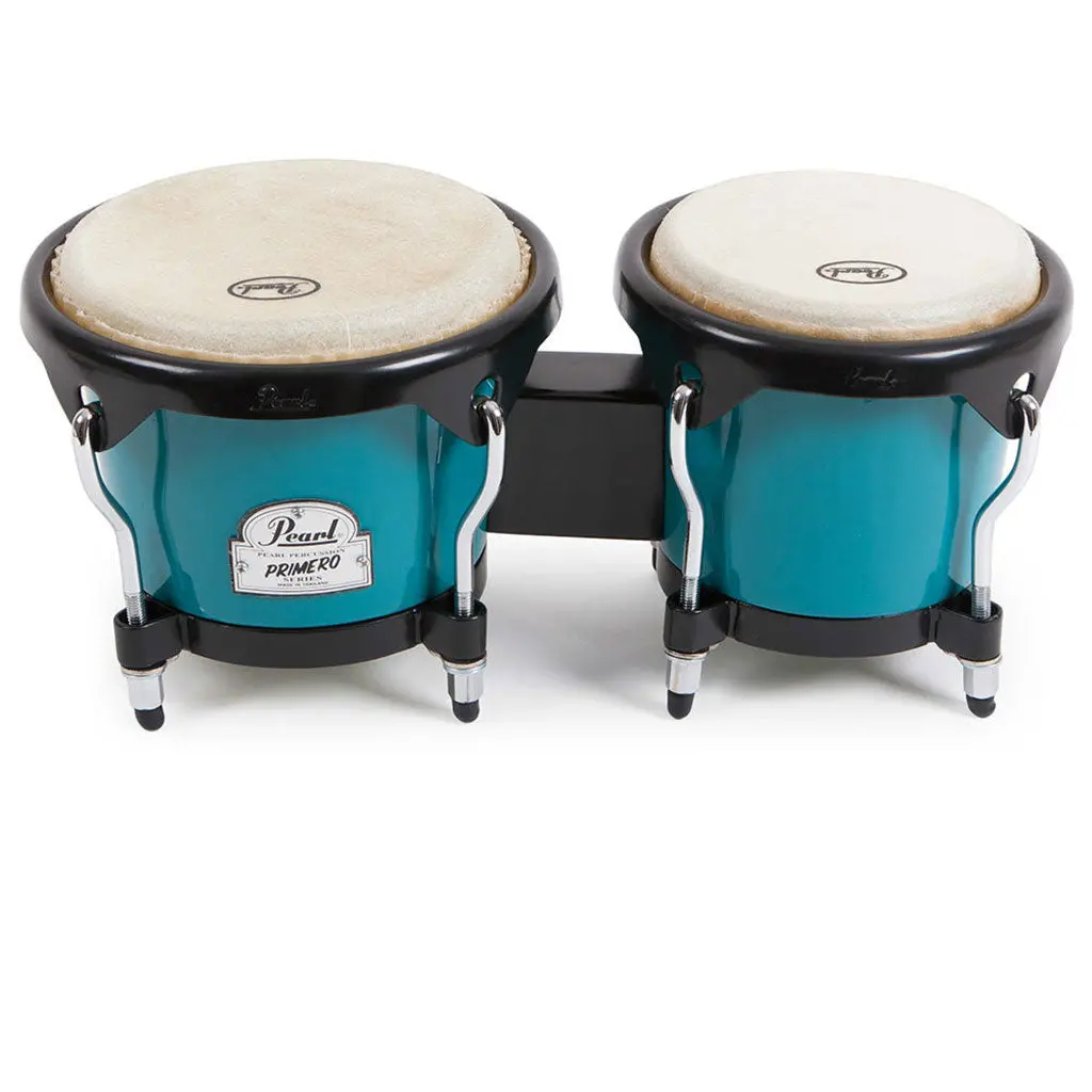 Pearl Primero Series Fiber Bongos 6"+7" - Deco Blue 1