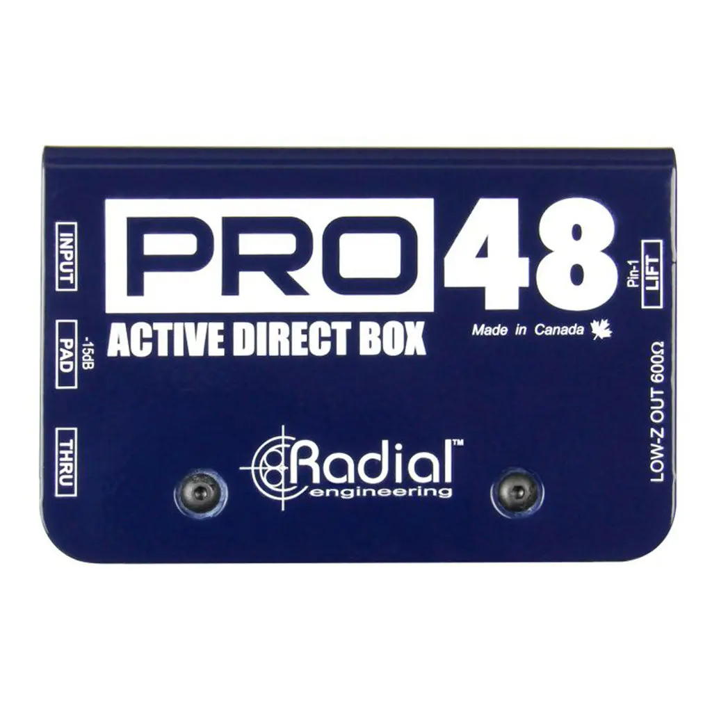 Radial Pro48 - Active Di, Compact Design, 48V Phantom Powered 1