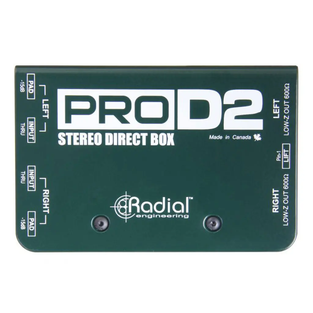 Radial Prod2 - Passive 2 Channel Di, Compact Design With 2 Radial Transformers 1