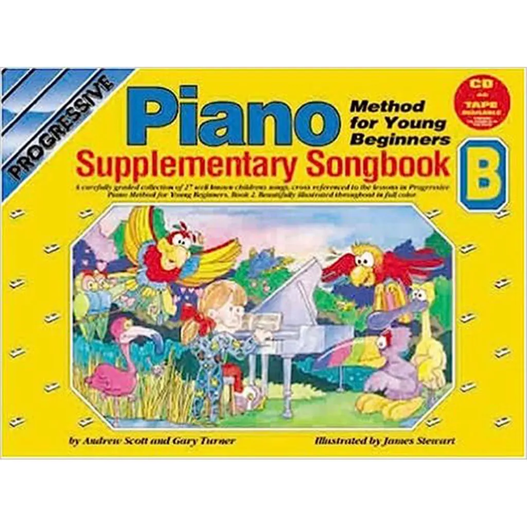 Progressive Piano Method For Young Beginners Supplementary Songbook - B Book 1
