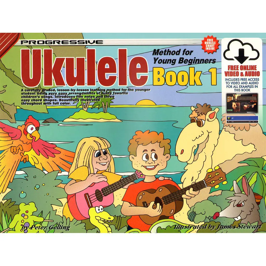 Progressive Method For Young Beginner Ukelele Book 1 Online 1