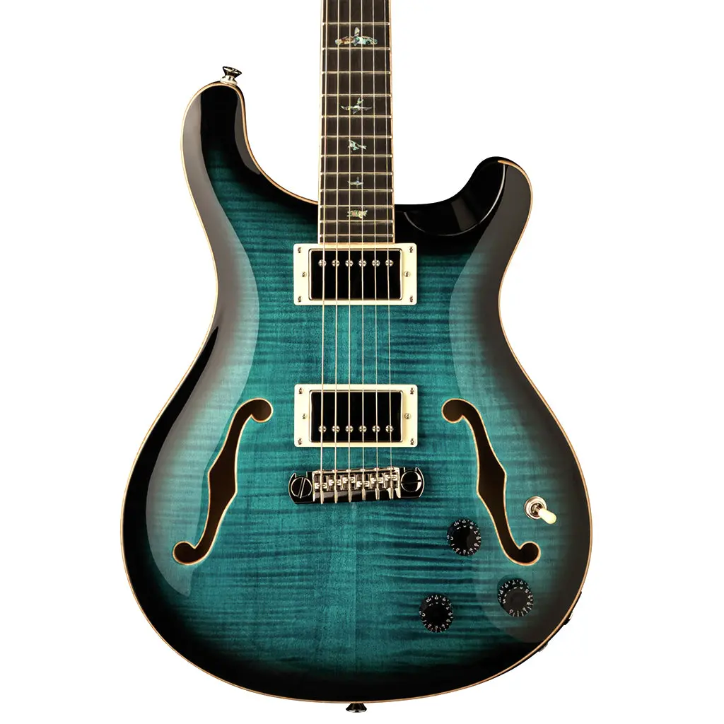 Prs Se Hollowbody Ii Piezo - Peacock Blue Burst 1