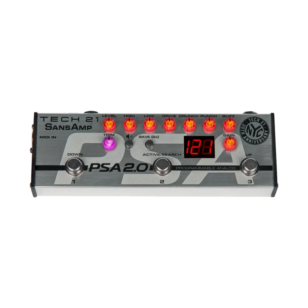 Tech 21 Psa 2.0 Programmable Preamp Pedal 1
