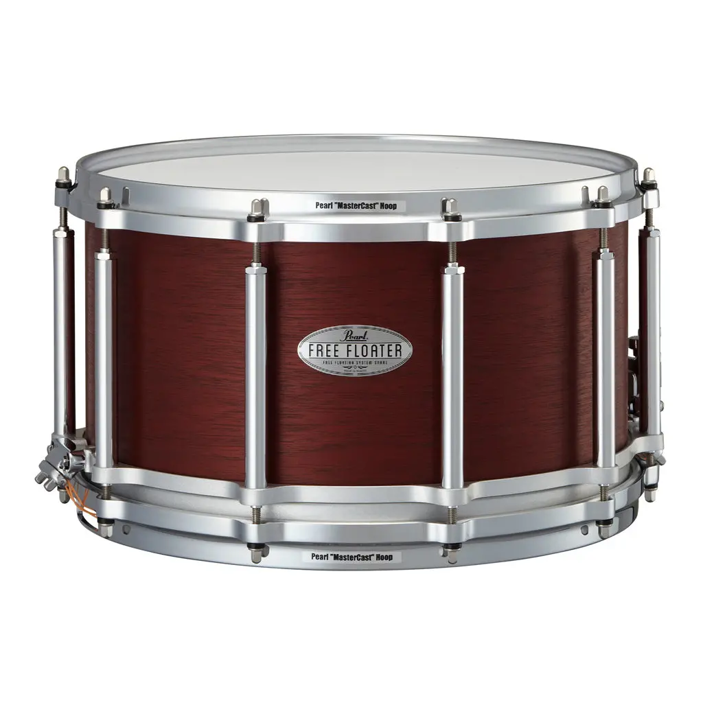 Pearl 14"X8" African Mahogany "Free Floater" Snare Drum 1