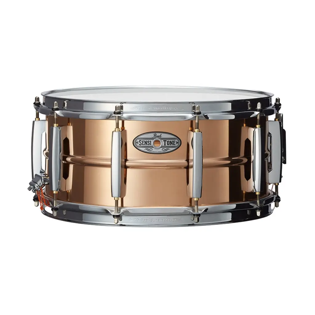 Pearl 14"X6.5" Sensitone Beaded Phospor Bronze Snare Drum 1
