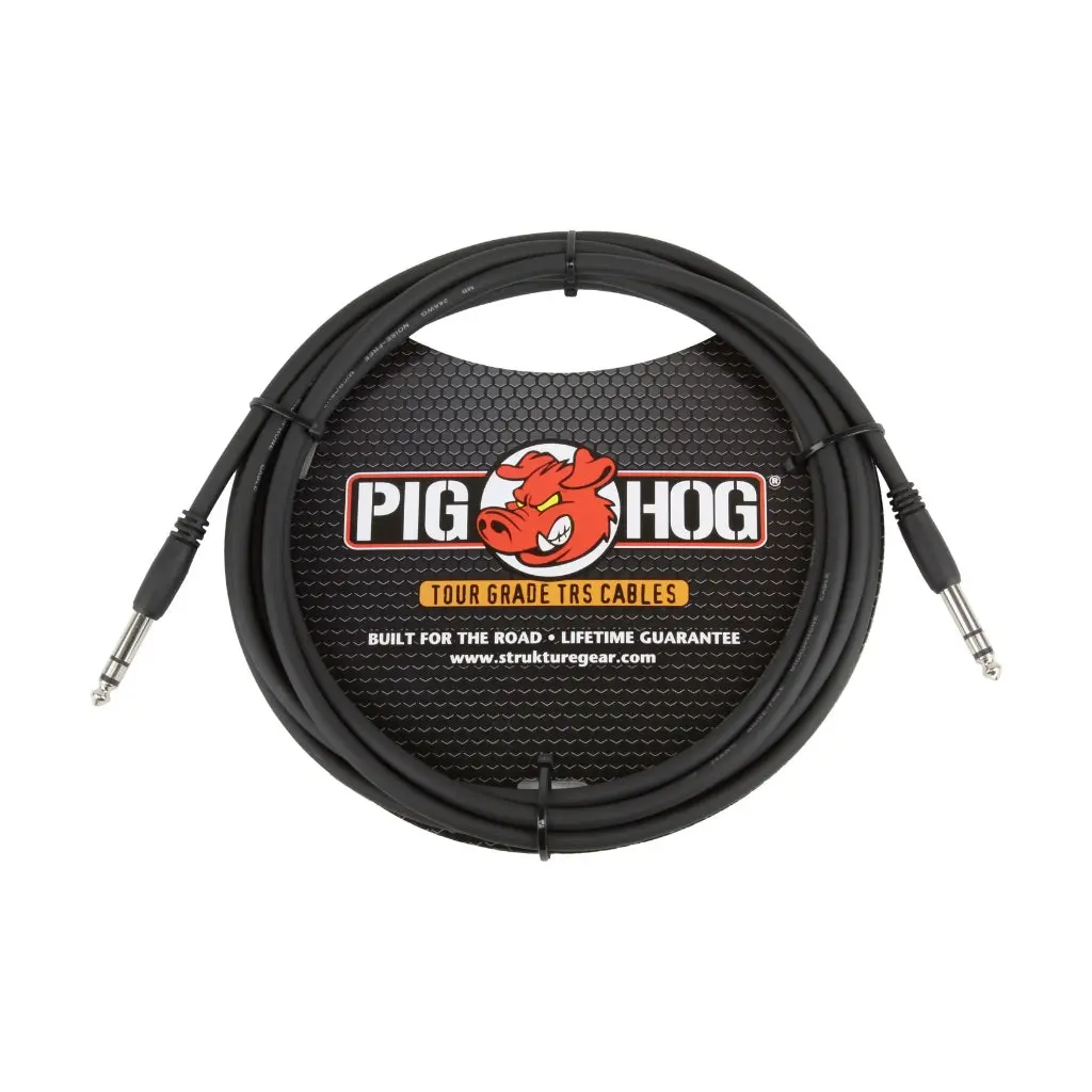 Pig Hog Cable - 1/4" Trs - 15Ft 1