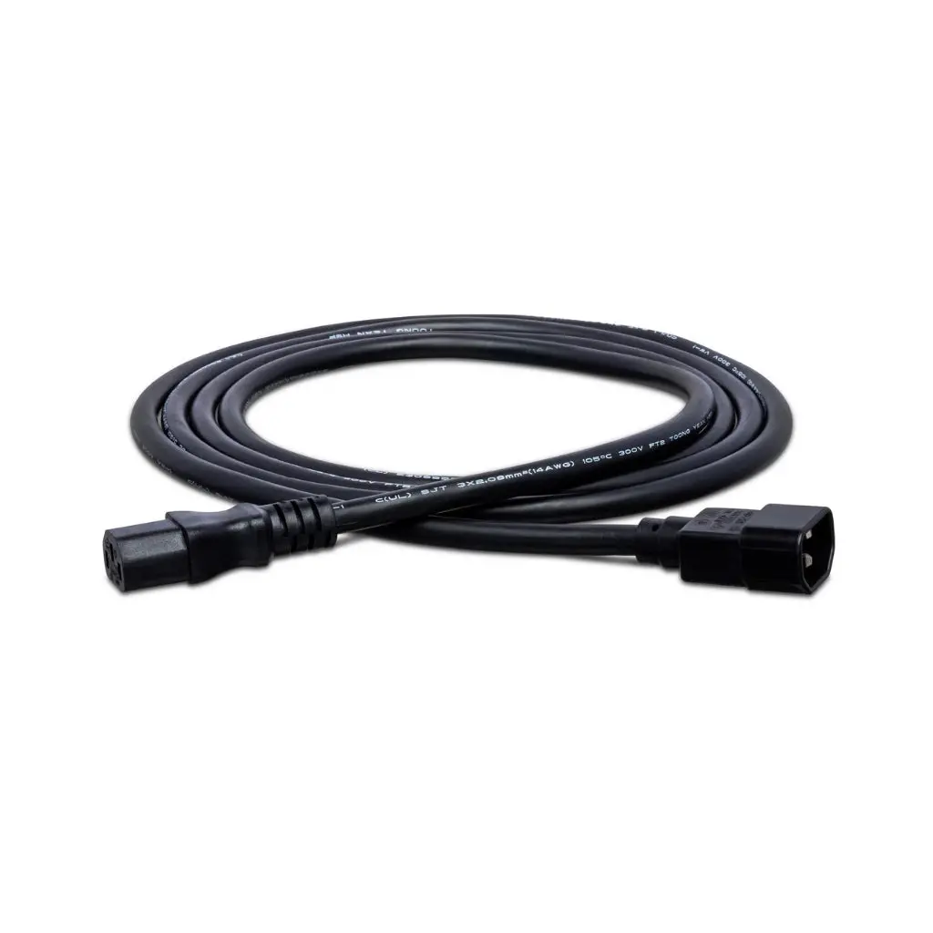 Hosa Technology Iec C14 To Iec C13 Power Extension Cord 3Ft 1