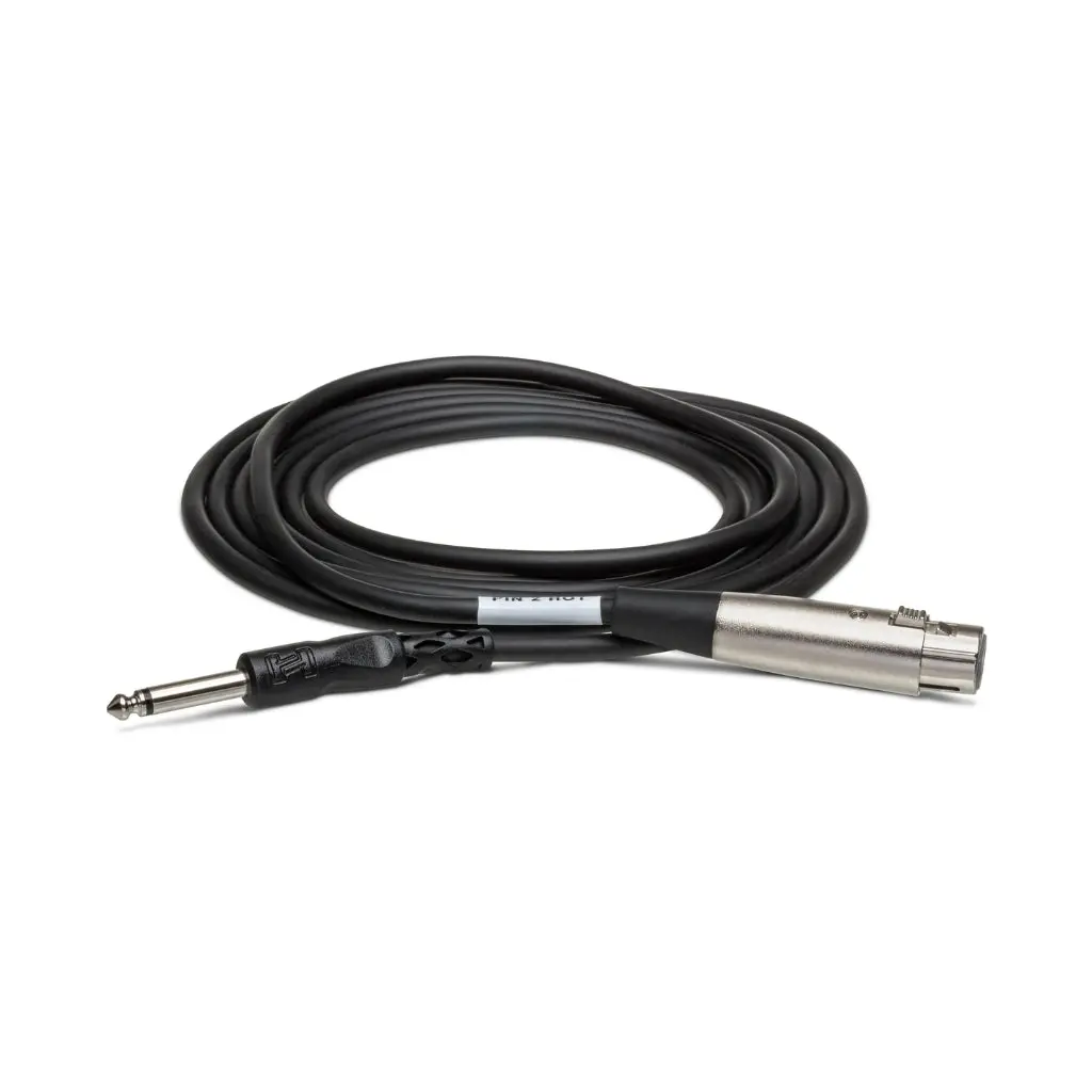 Hosa Technology Xlr3f To 1/4 In Ts Unbalanced Interconnect Cable 15Ft 1