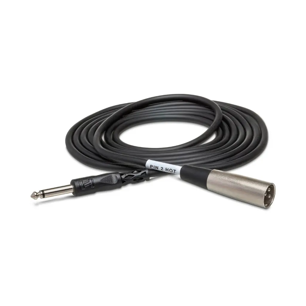 Hosa Technology 1/4 In Ts To Xlr3m Unbalanced Interconnect Cable 10Ft 1