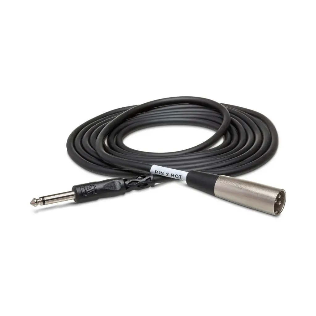 Hosa Technology 1/4 In Ts To Xlr3m Unbalanced Interconnect Cable 20Ft 1