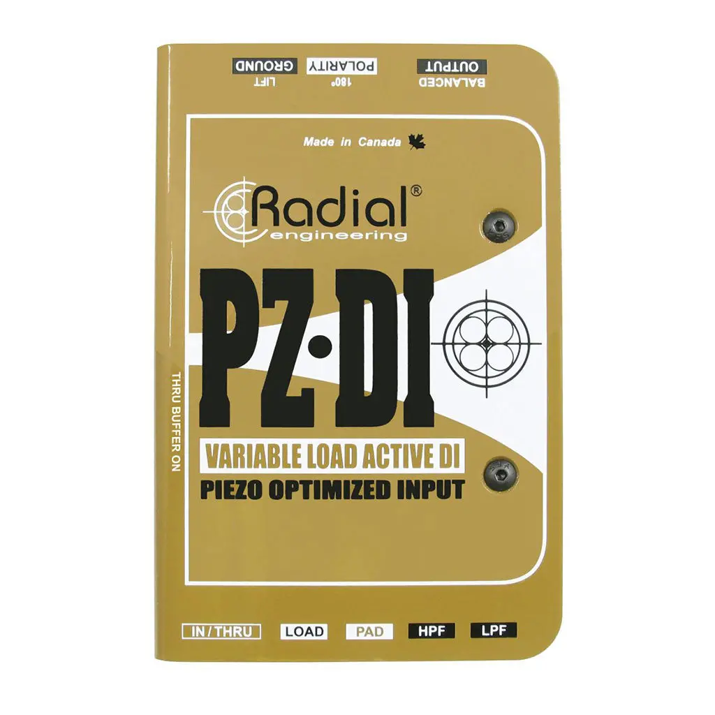 Radial Pz-Di - Active Di For Piezo And Acoustic 1