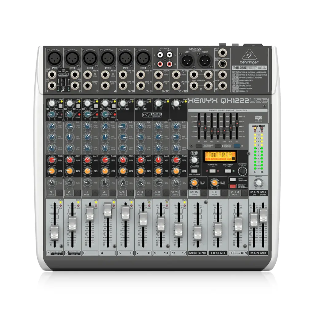 Behringer Xenyx Qx1222usb Mixer 1