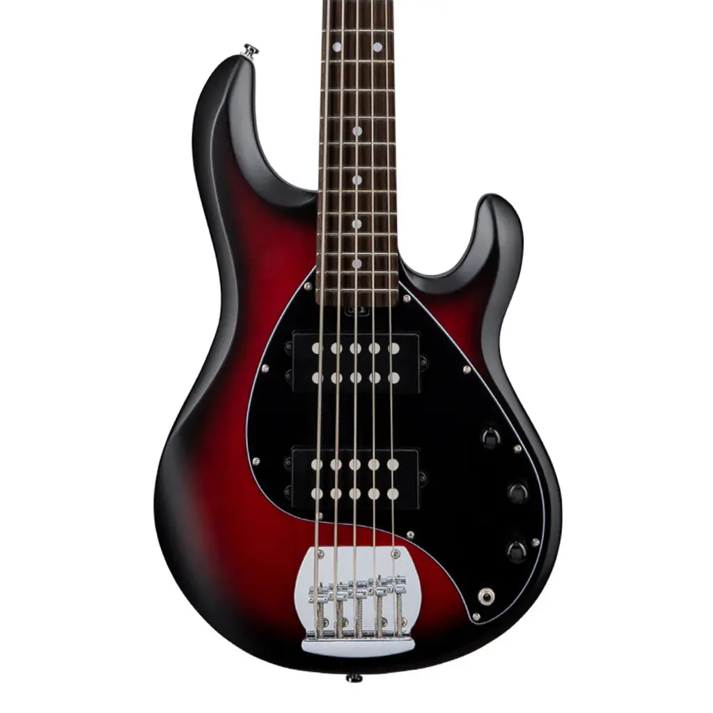 Sterling Ray 5 Hh - Ruby Red Burst - Rosewood Fretboard 1