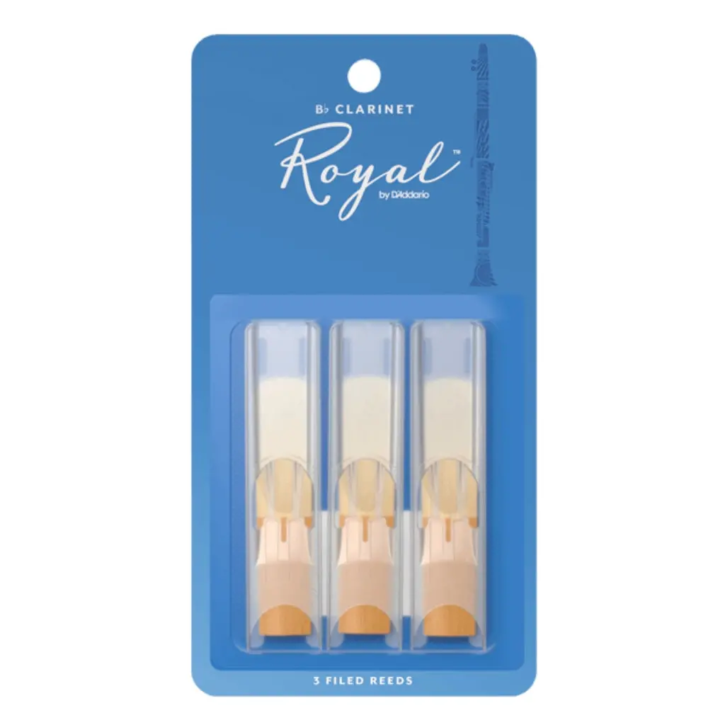 Rico Royal Bb Clarinet Reed 2 - 3 Pack 1