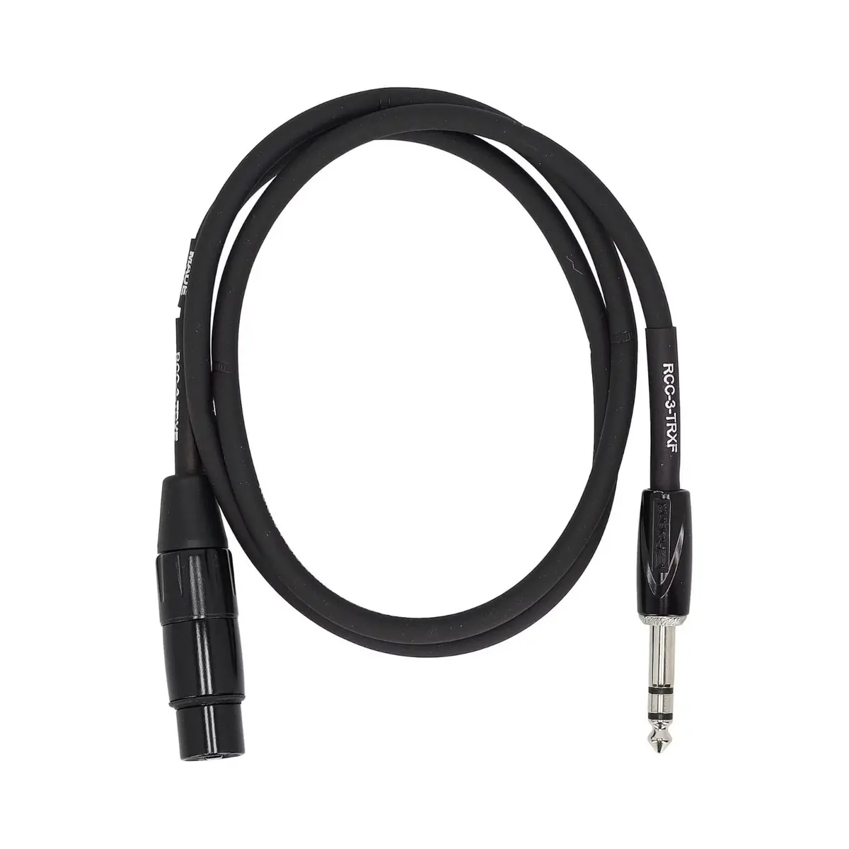 Roland Rcc-3-Trxf Trs To Xlrf Balanced Interconnect Cable 3Ft 1