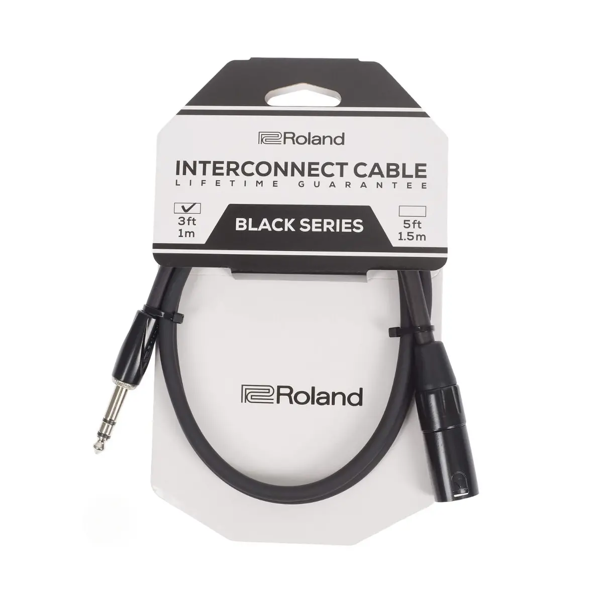 Roland Rcc-3-Trxm Trs To Xlrm Interconnect Cable 3Ft 1