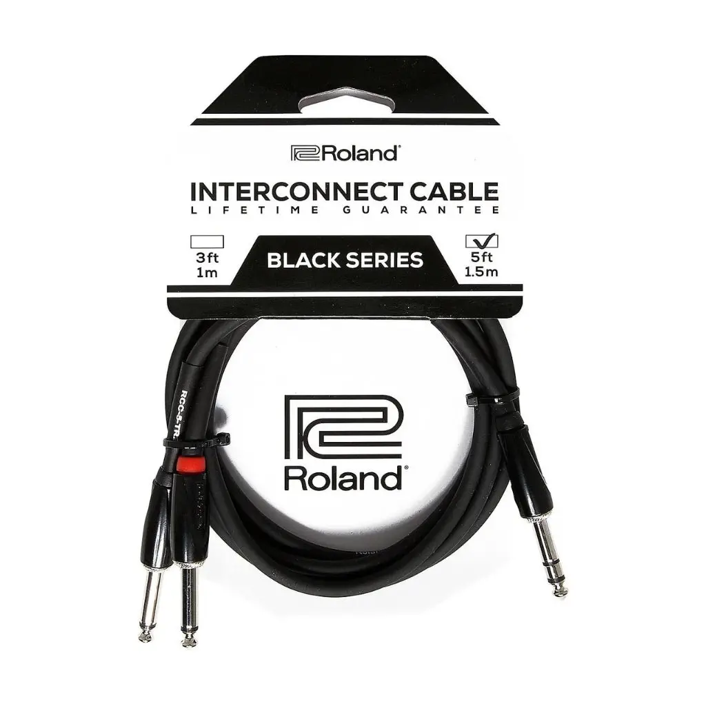 Roland Rcc-5-Tr28v2 Trs To 2Ts Y Cable 5Ft 1