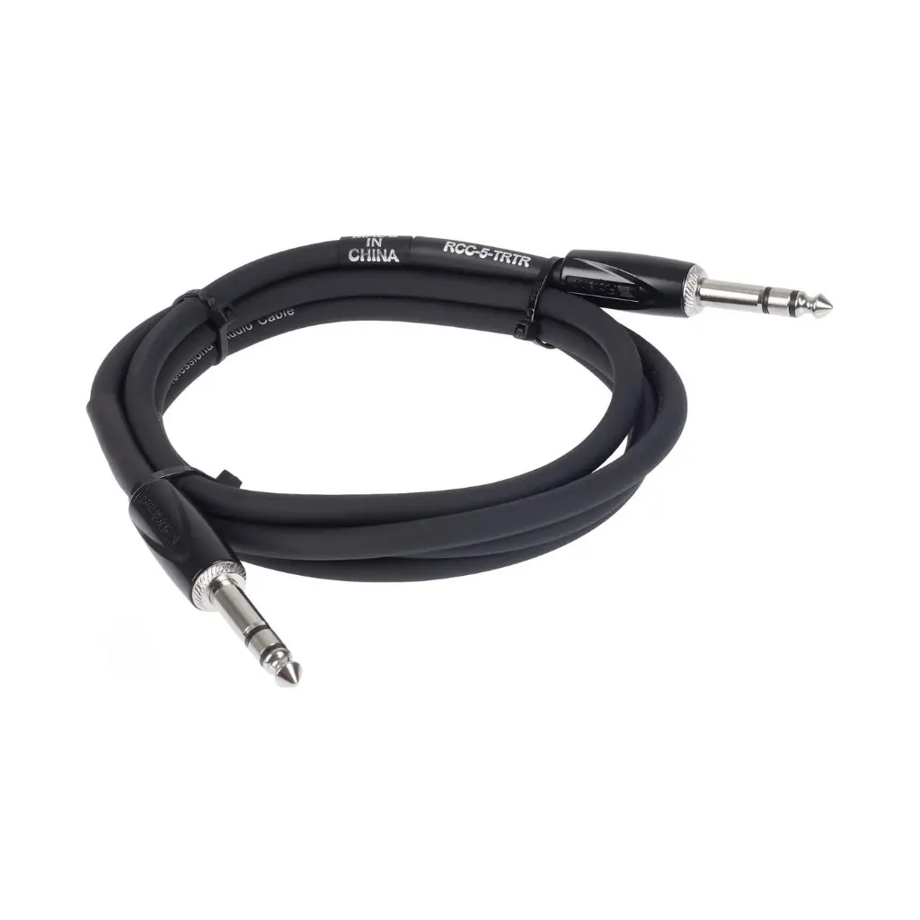 Roland Rcc5trtr 1/4-Inch Trs Black Series Interconnect Cable 5Ft 1