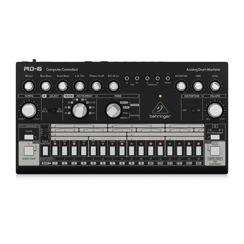 Behringer Rd6 Bk Analog Drum Machine 1