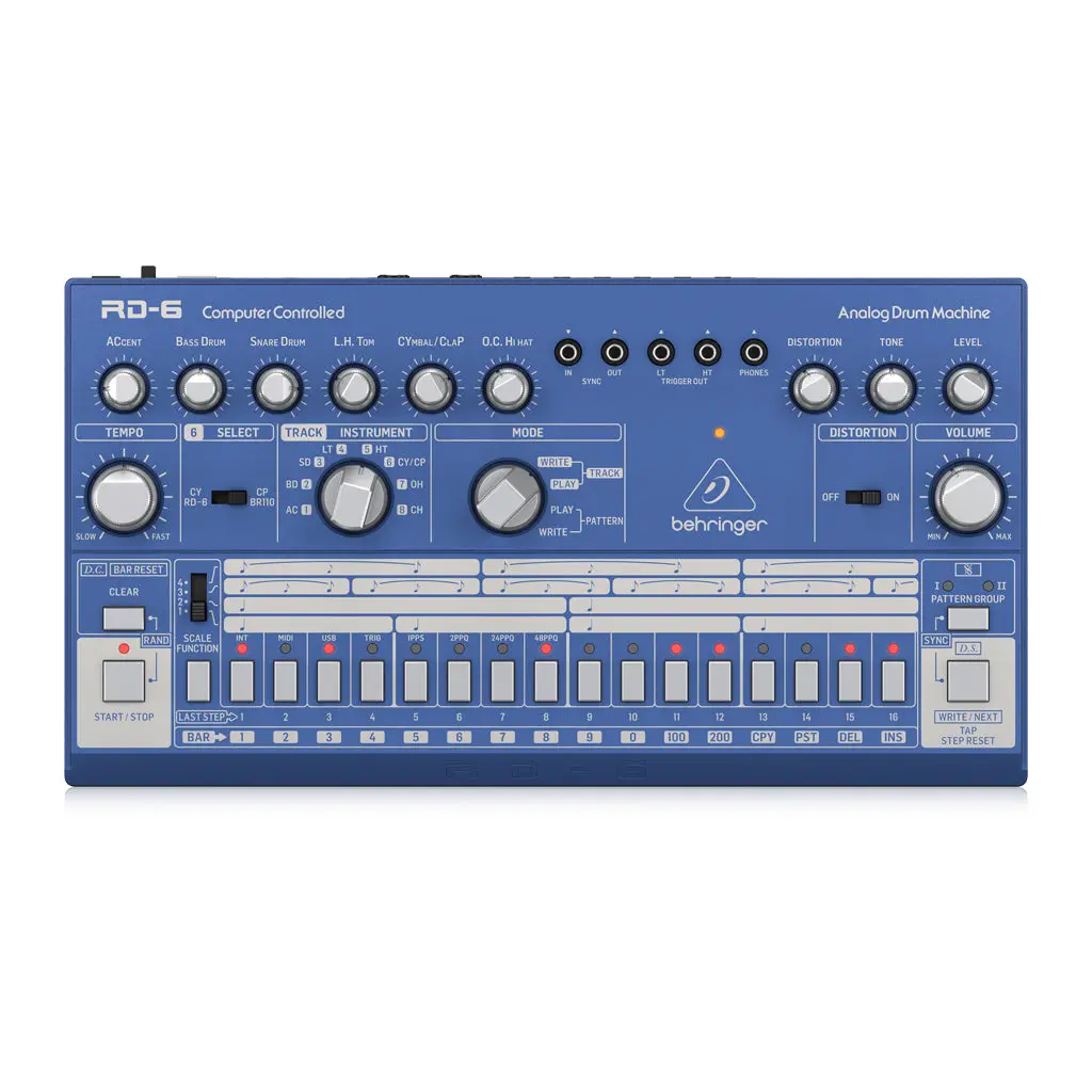 Behringer Rd6 Bu Analog Drum Machine 1
