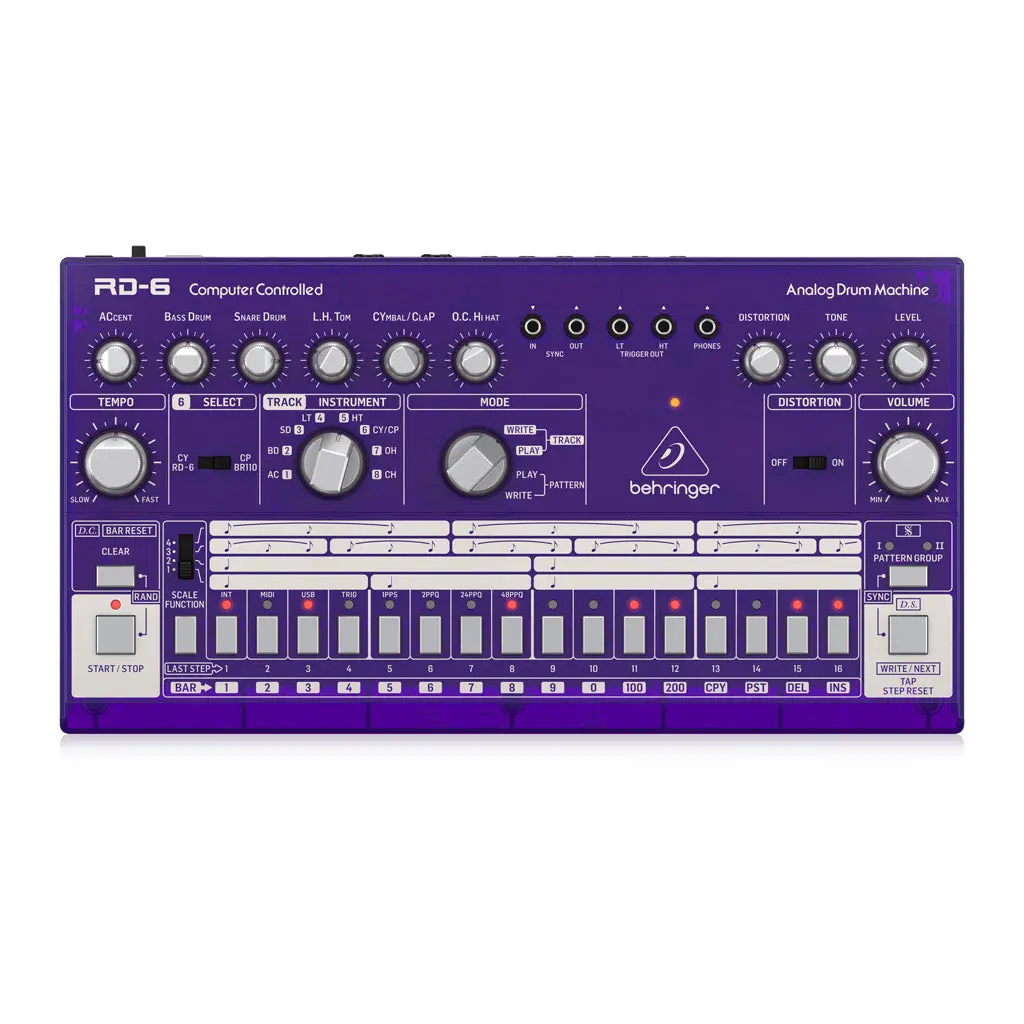 Behringer Rd6 Gp Analog Drum Machine 1