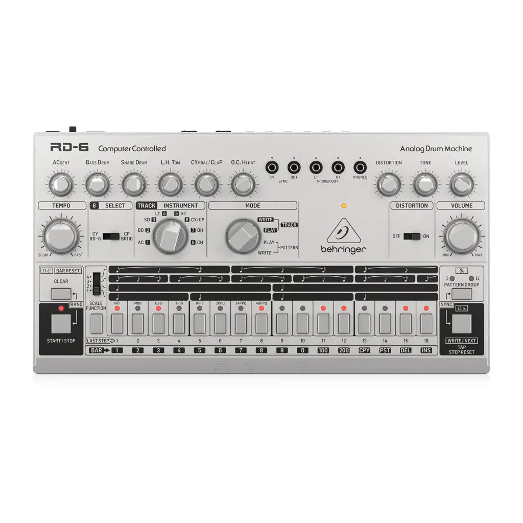 Behringer Rd6 Sr Analog Drum Machine 1