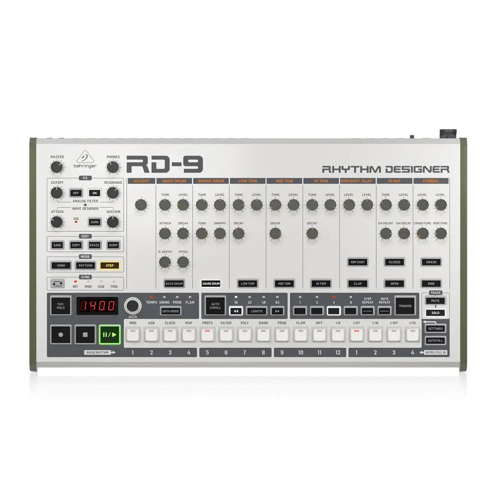 Behringer Rd9 Analog Drum Machine 1