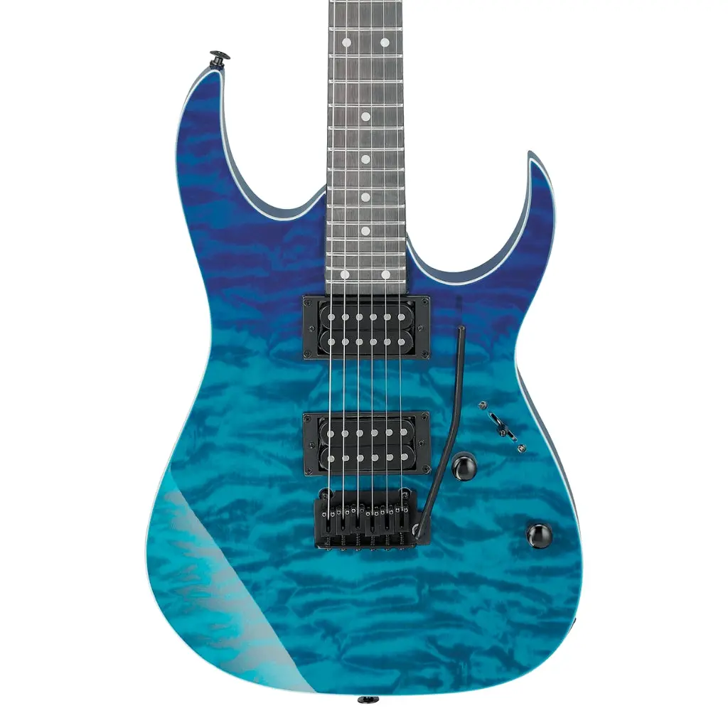 Ibanez Rg120qasp Electric Guitar - Blue Gradation 1