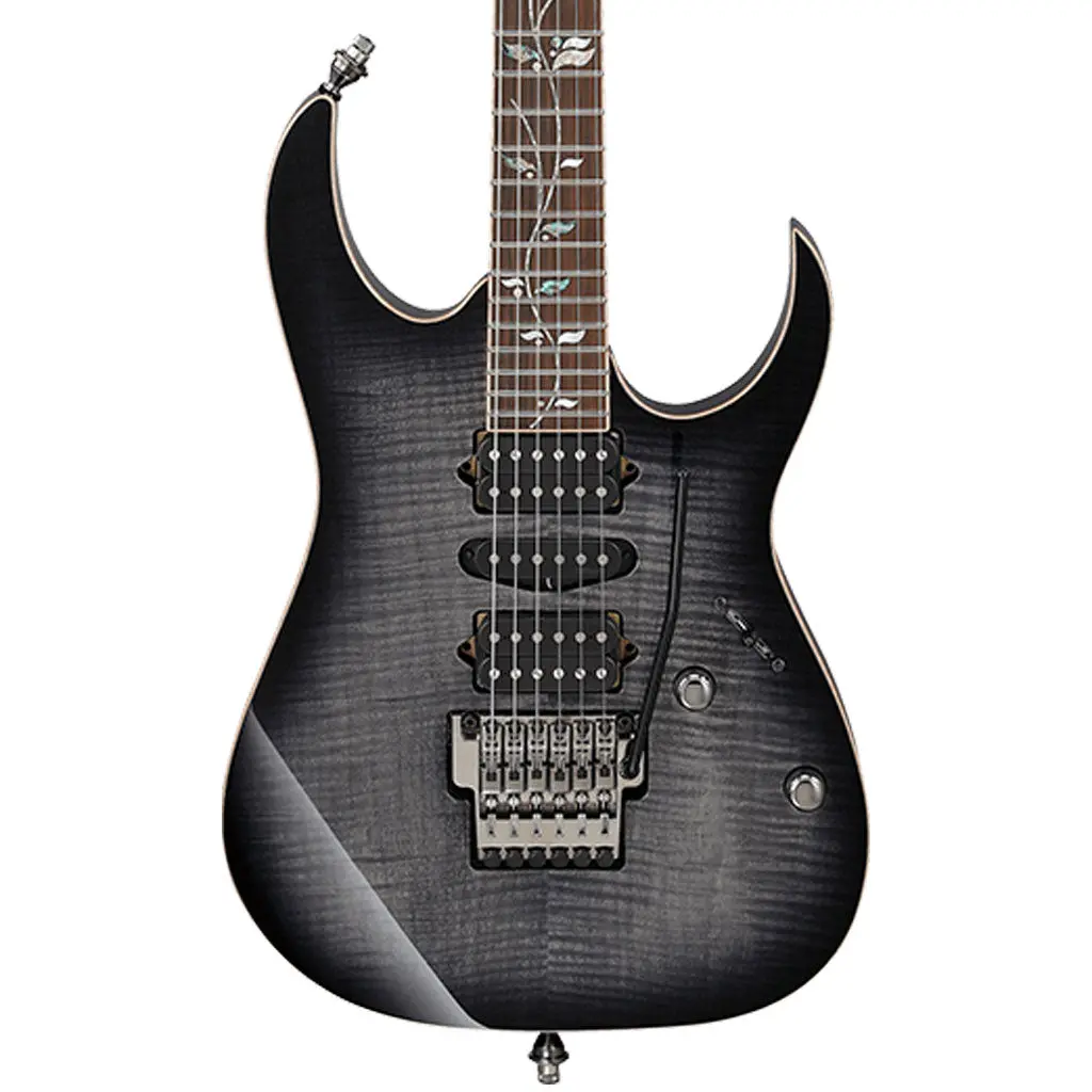 Ibanez - Rg8570 J-Custom Electric Guitar With Case - Black Rutile 1