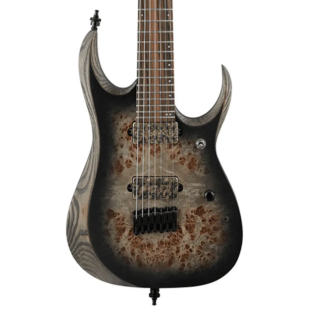 Ibanez Rgd71alpa 7 String - Charcoal Burst Black Stained Flat 1