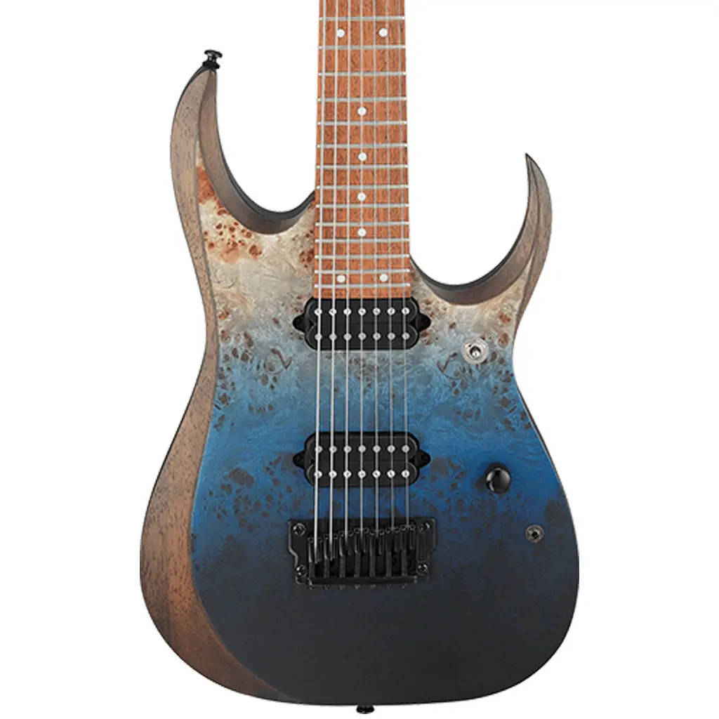 Ibanez - Rgd7521pb Electric Guitar - Deep Seafloor Fade Flat 1
