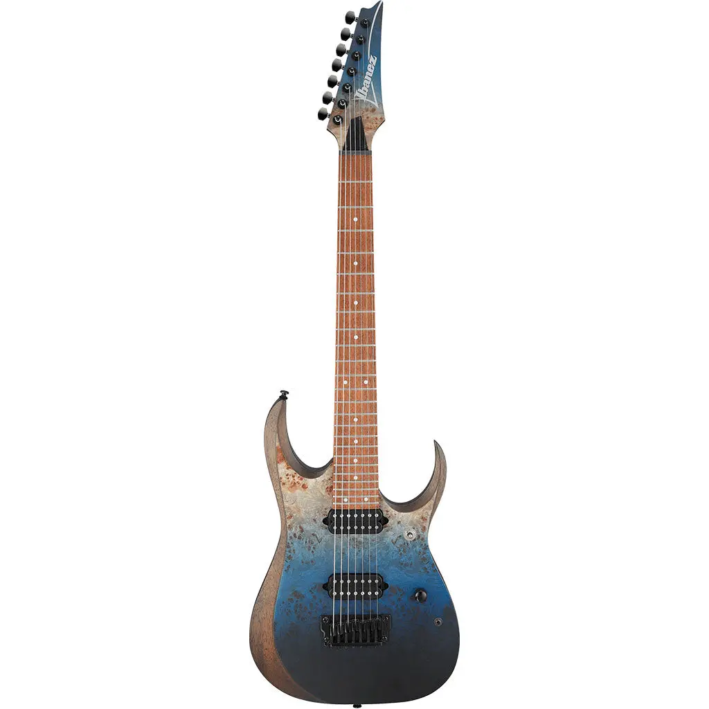 Ibanez - Rgd7521pb Electric Guitar - Deep Seafloor Fade Flat 2