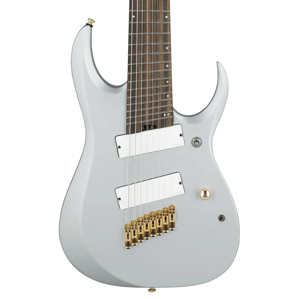 Ibanez Rgdms8 8 String Electric Guitar - Classic Silver Matte 1