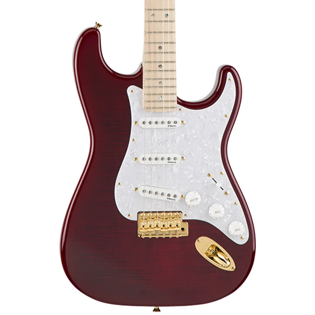 Fender - Richie Kotzen Stratocaster®, Maple Fingerboard, Transparent Red Burst 1