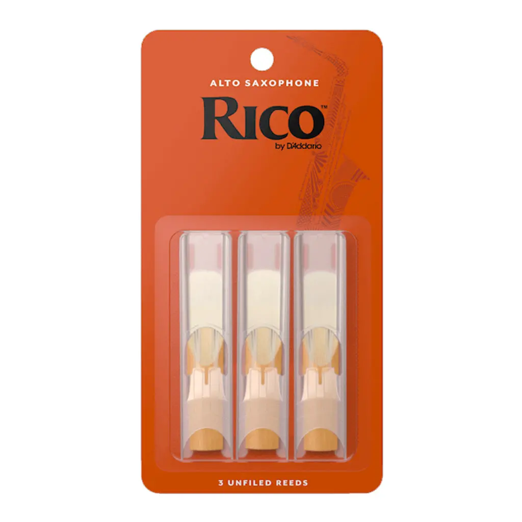 Rico By D'addario Alto Sax Reeds, Strength 2.0 - 3 Pack 1
