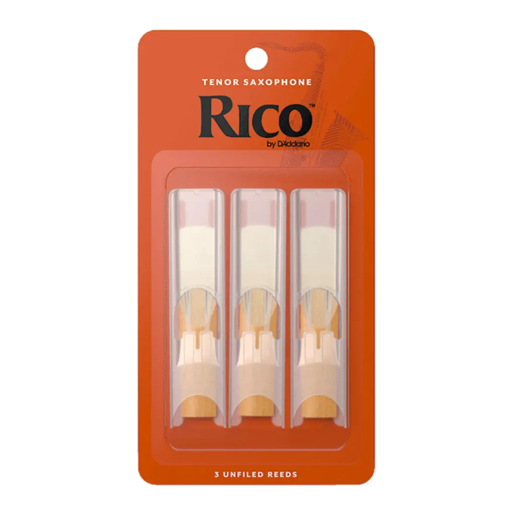 Rico By D'addario Tenor Sax Reeds, Strength 3.0 - 3 Pack 1