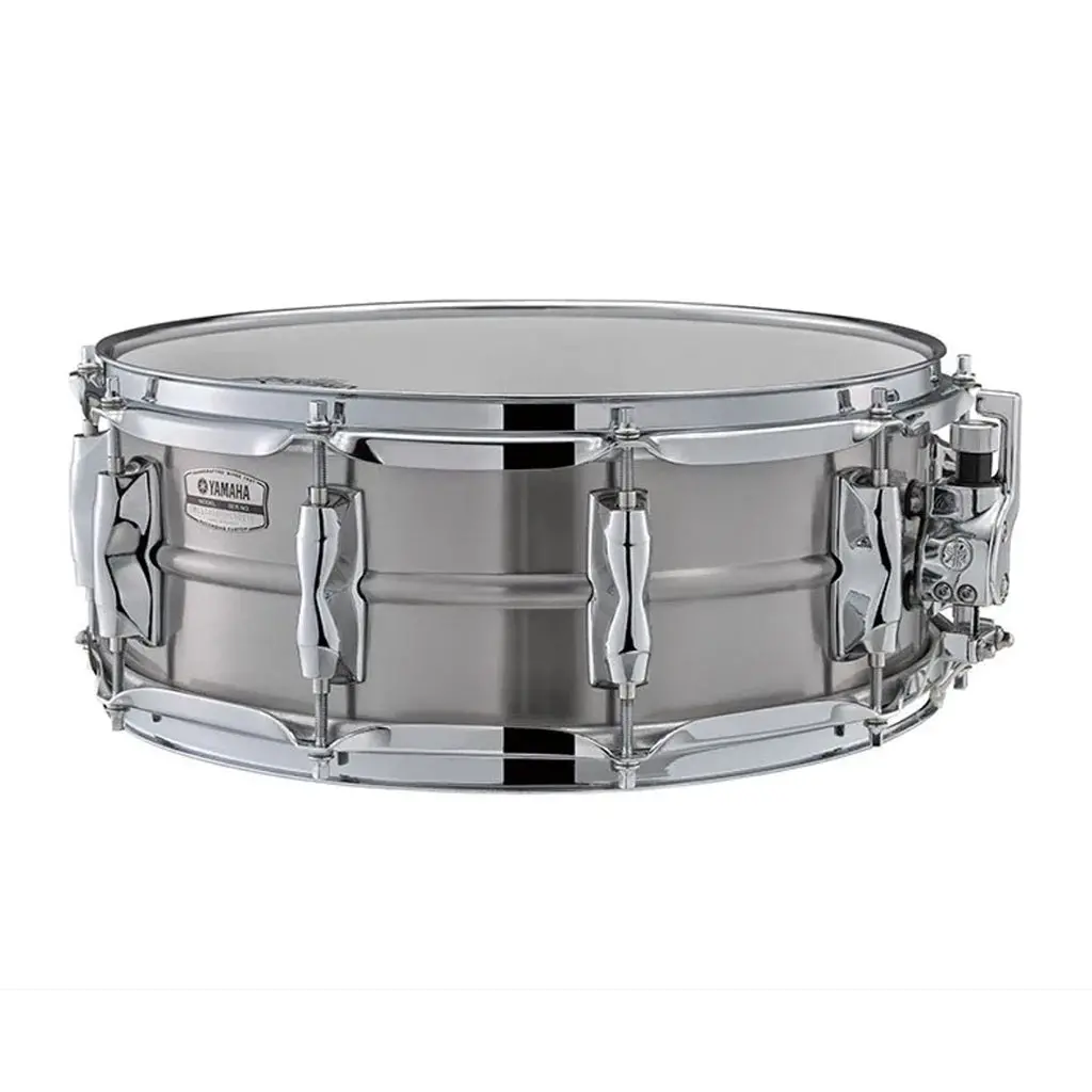 Yamaha 14"X5.5" Recording Custom Stainless Steel Snare Drum 1