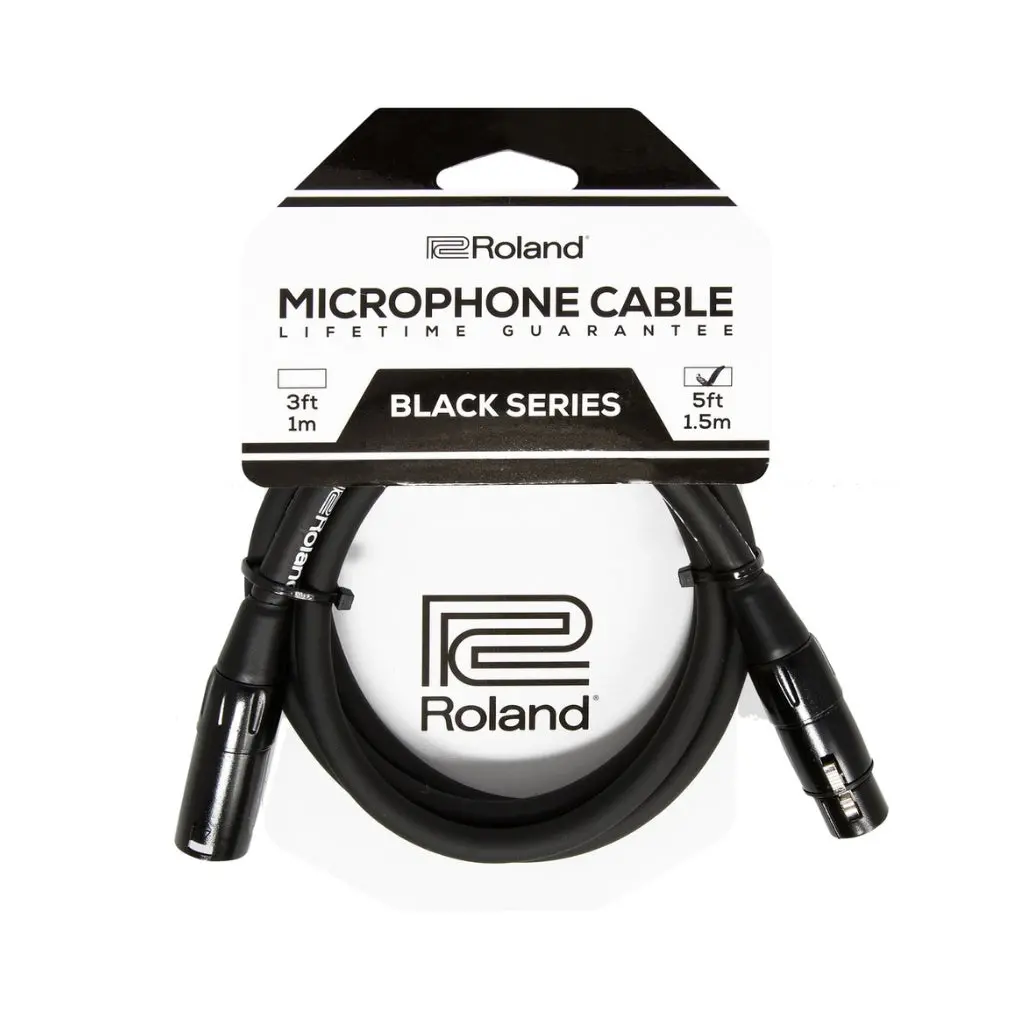 Roland Rmc-B5 Black Series Microphone Cable 5Ft 1